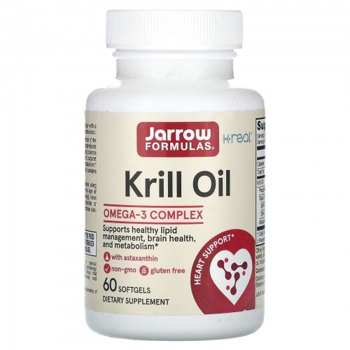 Jarrow Formulas, масло криля, 60 капсул Jarrow Formulas, масло криля, 60 капсул